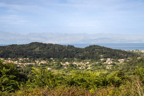 istock Fresh nature and a village, Corfu, Greece 2159972339