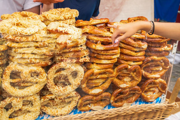 istock German Pretzel called Brezel popular Bread in Southern Germany 2159976496