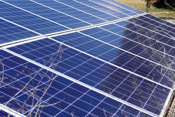 istock installation of irrigation system with solar energy, using solar energy system in agriculture, 2159980891
