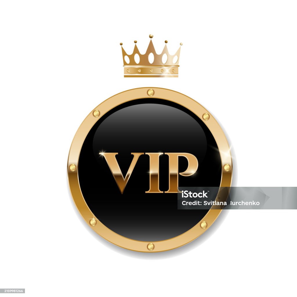 Vip Rings Vip Black Label With Round Golden Ring Frame And Crown Premium Template ...