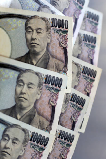 istock Ten Thousand Yen Bills, Japanese Yen Notes 2159984292