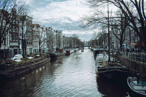 istock Amsterdam house boats 2160000552