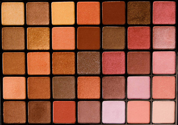 a palette with various eyeshadow colors for makeup looks, highlighting the versatility of cosmetic or beauty products.