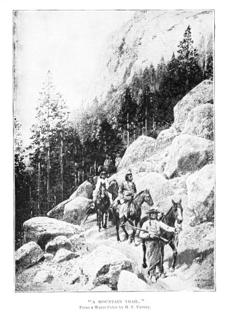 istock Native Americans Rice through Mountains, United States, American History 2160005462