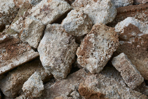 istock demolished concrete pieces or rubble close-up 2160019298