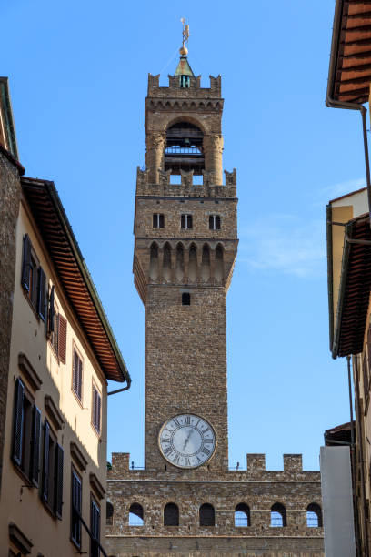 istock Italy. Florence. clock tower,  in Palazzo Vecchios Arnolfo Tower. 2160022931