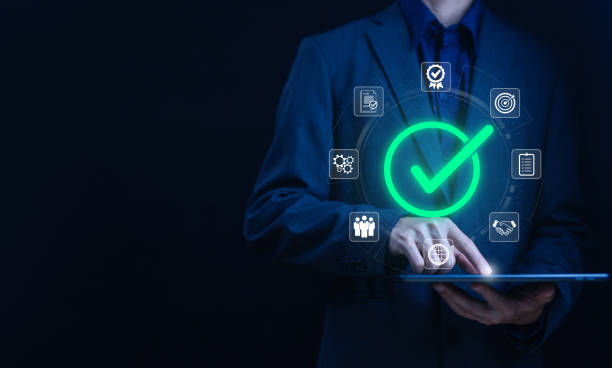 istock a checkmark in the survey item 2160029614