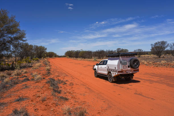 istock Travelling in the Red centre on dirt roads 2160031116