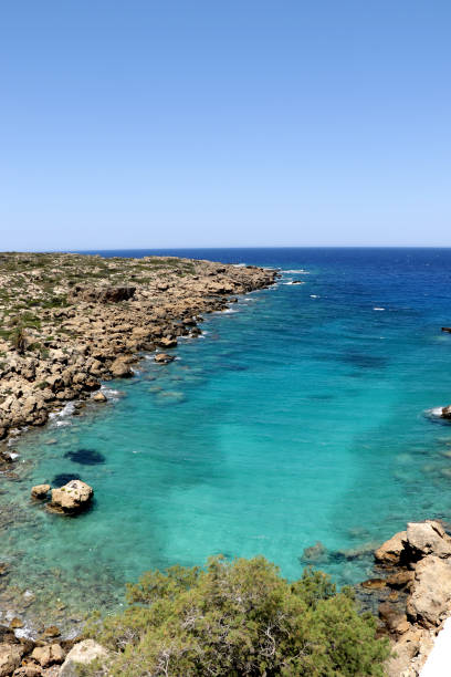 istock Beautiful spring day on Chrysoskalitissa Monastery beach, Crete, Greece 2160031813