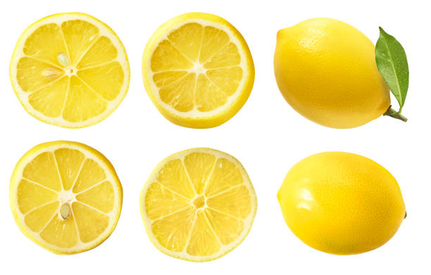 istock Fresh ripe lemon isolated on white 2160039404