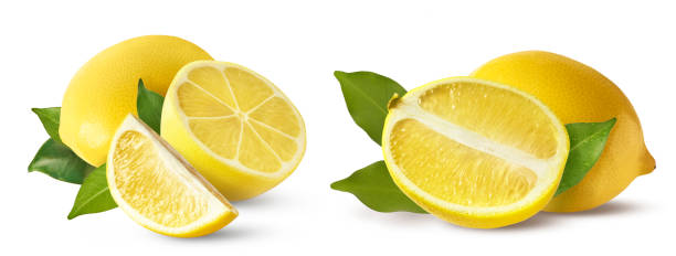istock Fresh ripe lemon isolated on white 2160039462