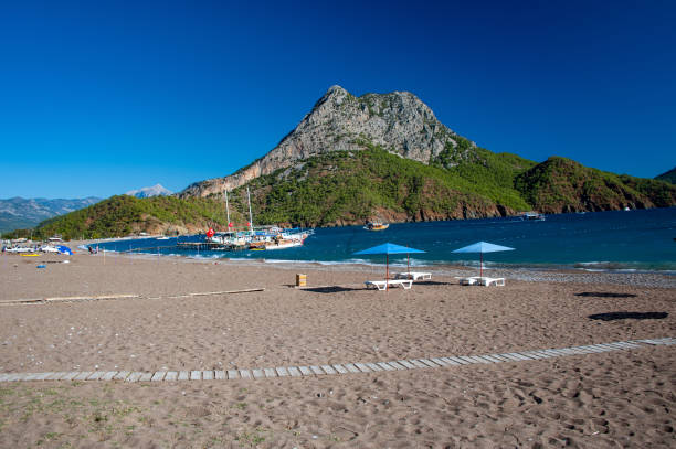 istock Beach and Mount Musa in Adrasan 2160042244