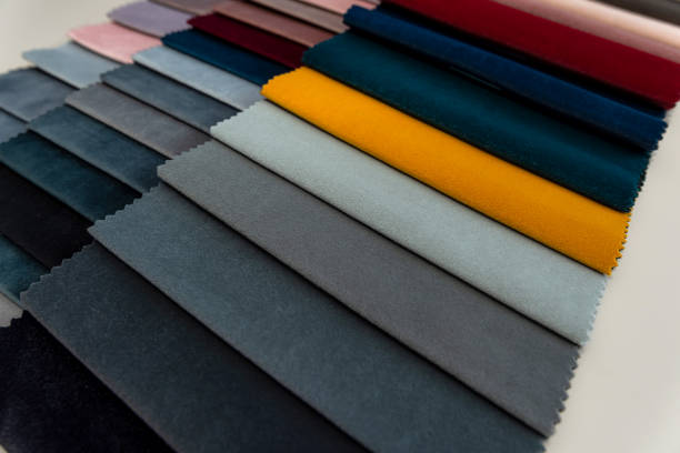 istock Set of fabric swatch samples texture for the decoration new sofa, or other renovation 2160044432