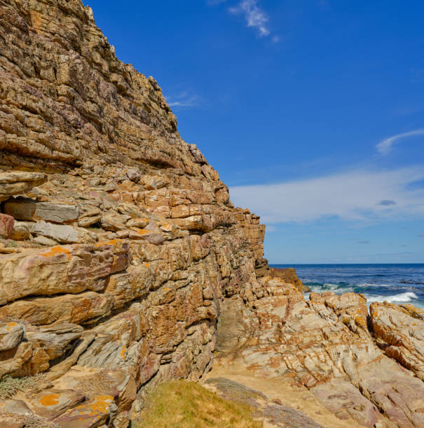 waves crashing against rocks