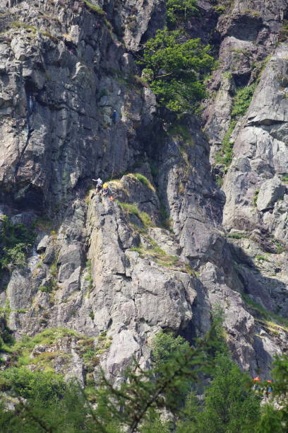 istock Climbers on famous Raven Crag. 2160048323
