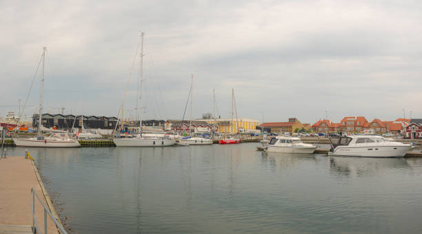 istock Yacht harbour in Skagen 2160059591