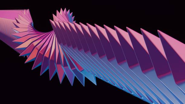 istock 3D backdrop on a black isolated sci-fi scene with a holographic 3D background; delivering a futuristic and visually captivating experience. 2160062348