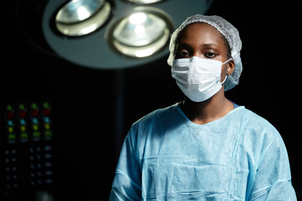 istock Black Young Woman as Female Surgeon 2160064901