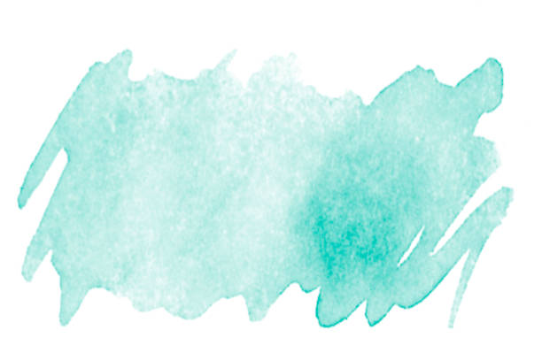 istock Abstract Watercolor Background Splatter, Splash, Brush Stroke - Teal 2160067885