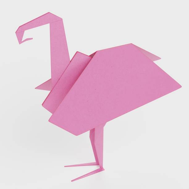 istock Realistic 3D Render of Paper Flamigo 2160069018