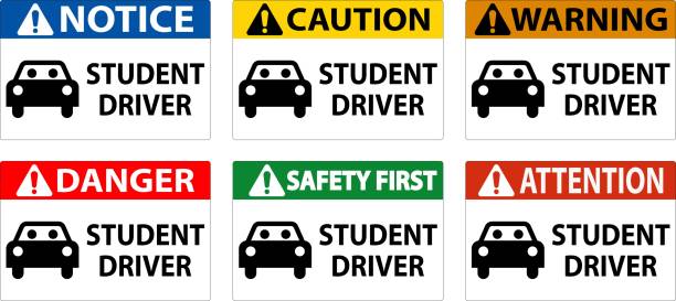 Student Driver Key Tag 120+ Placard Student Sign Student Driver Stock Photos, Pictures ...