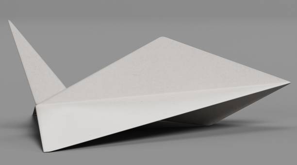 istock Realistic 3D Render of Paper Plane 2160069197
