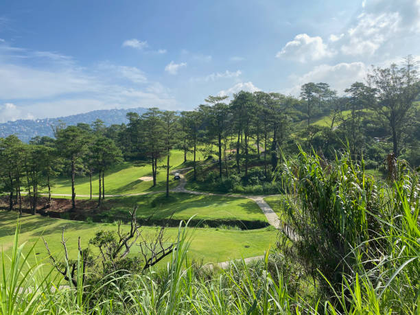 istock Mountain Resort View on a Clear Sunny Day. 2160070775