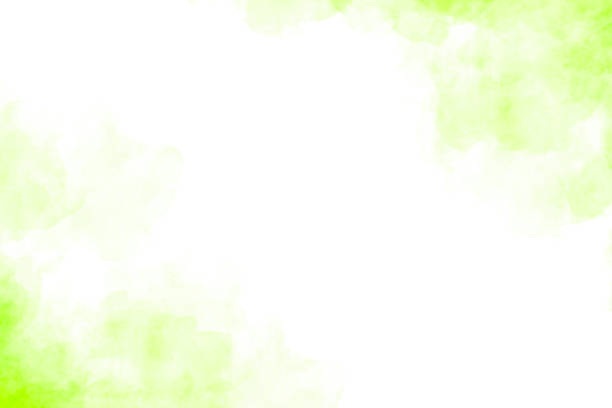 istock Watercolor Background - Abstract Pastel Green Brush Strokes 2160071741