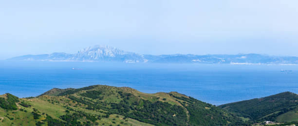 istock Panoramic view of Gibraltar Strait from Spanish side 2160073515