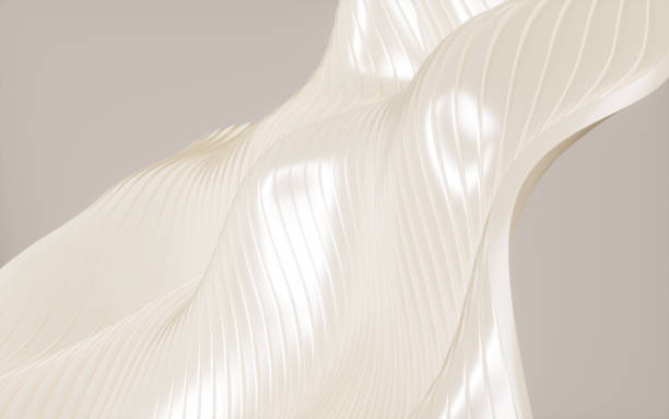istock Golden abstract curve background, 3d rendering. 2160074369