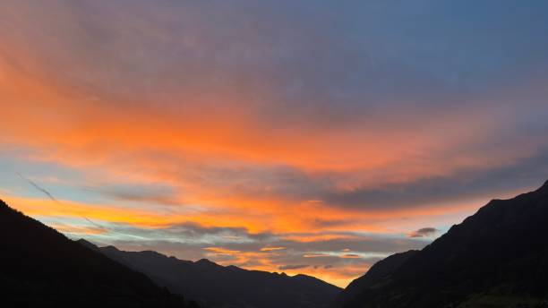 istock Beautiful summer sunset in a mountain valley 2160076170