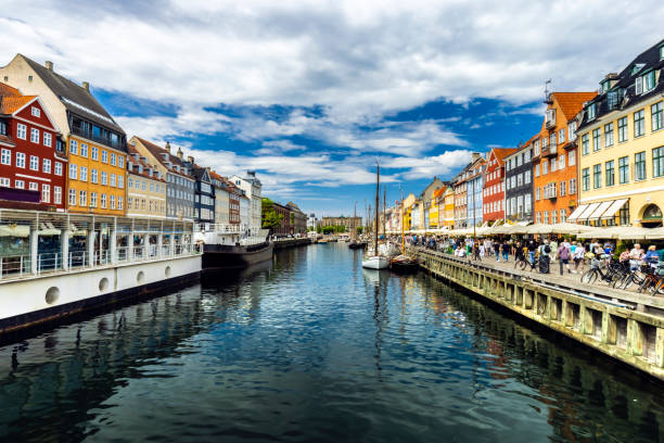 istock Nyhavn in Copenhagen by sunset 2160079801