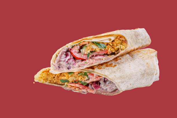 istock doner with meat on a red background 1 2160082837
