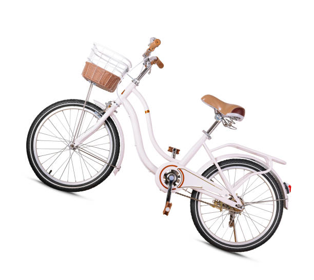 istock Elegant vintage bicycle isolated on white 2160085653