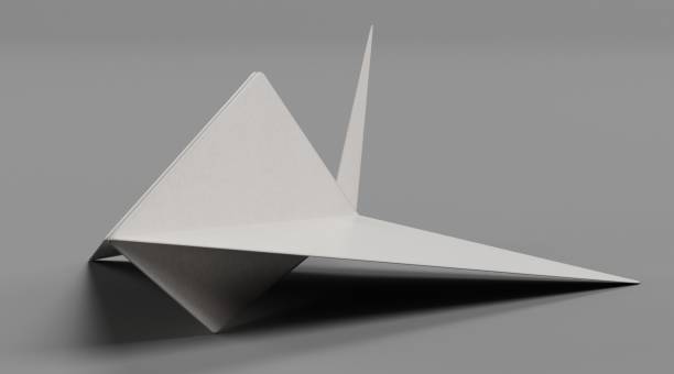 istock Realistic 3D Render of Paper Plane 2160086994