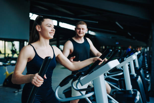 istock Instructor Leading a Cardio Fitness Class for Active Individuals 2160087833