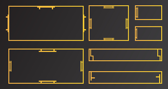 Digital Streaming Panel Frame For Streaming Broadcast Stock ...