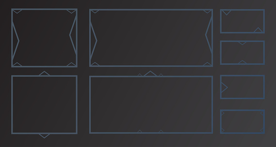 Live Stream Panel Design Template Futuristic Digital Streaming Screen ...