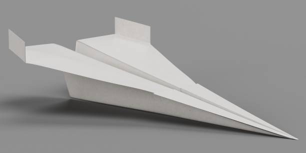 istock Realistic 3D Render of Paper Plane 2160089092
