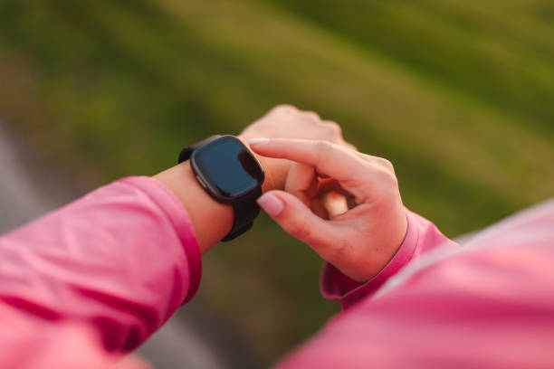 istock Close-up of a smart watch 2160091435