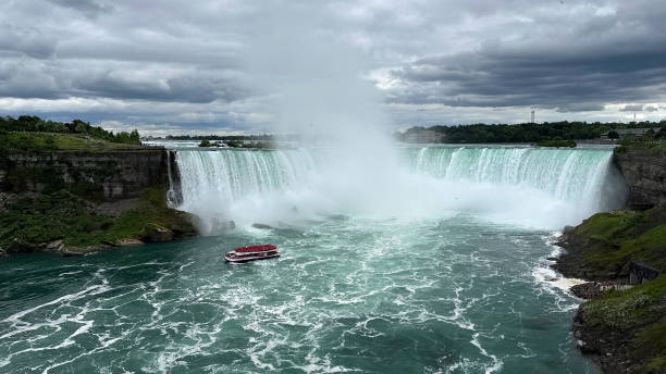 istock Niagara Falls, Canada. Niagara Falls is the largest waterfall in the world. 2160098154