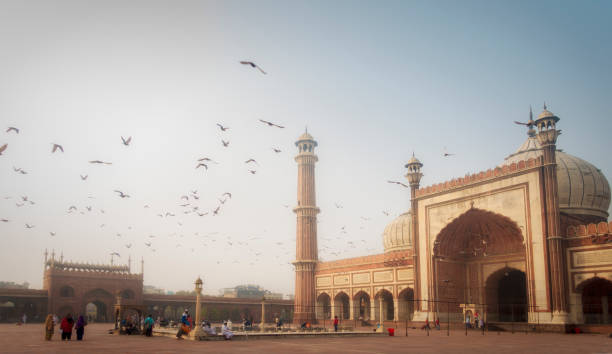 istock Sunset at the Jama Masjid mosque 2160099478