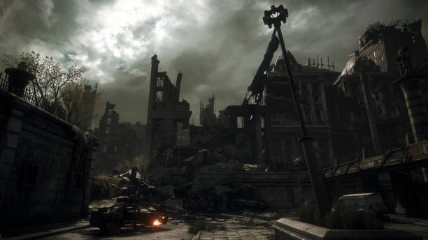 istock Post Apocalyptic Urban Landscape 2160100134