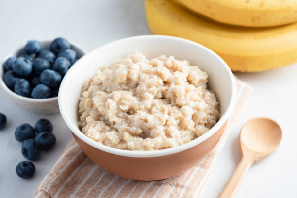 Oatmeal porridge in bowl