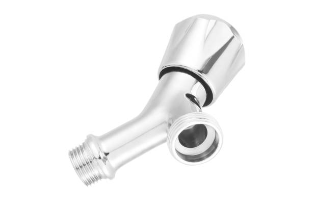 Dishwasher Faucet Over White Background