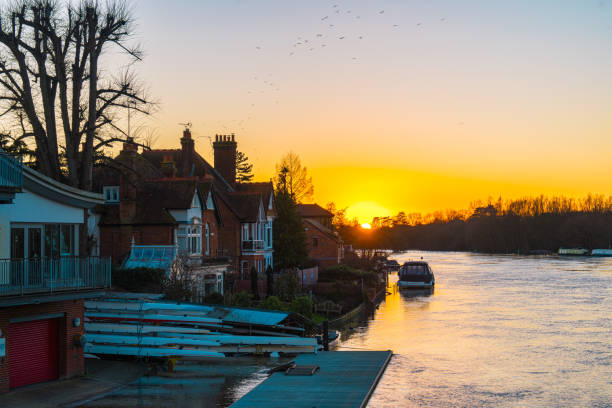 istock River Thames in Winter Flood at Marlow, Buckinghamshire, England 2160106940