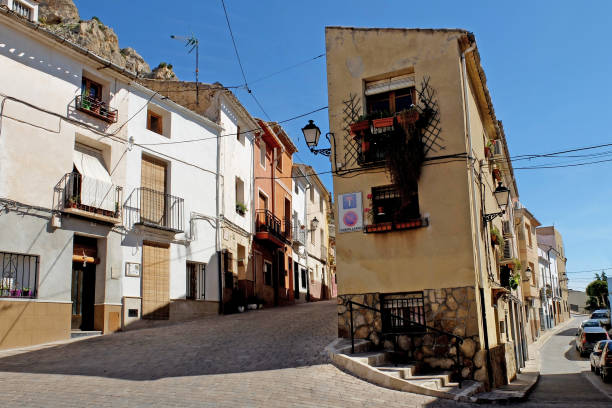 istock Curious small houses on a hill in Spain 2160110813