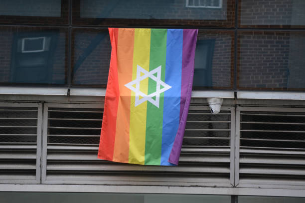 istock Star of David Pride Flag 2160114958