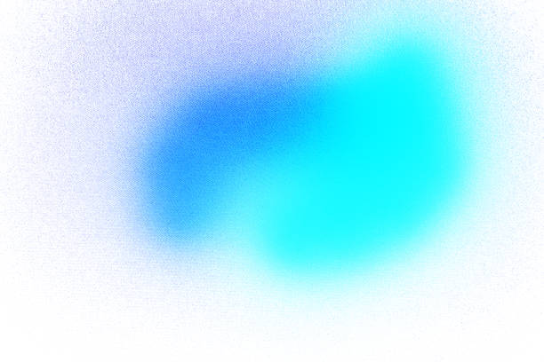Blue turquoise teal green white purple abstract background. Light bright neon electric metal. Rough grain noise spray. Gradient ombre color. Spot stain oval circle. Liquid water explosion splash.