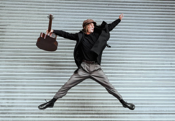 The guitar player in Brighton.